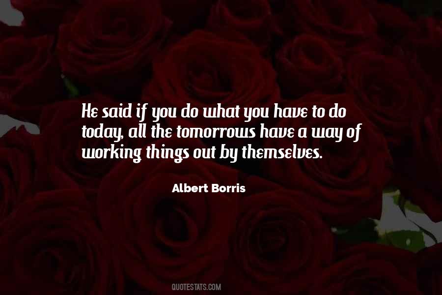 Albert Borris Quotes #589624