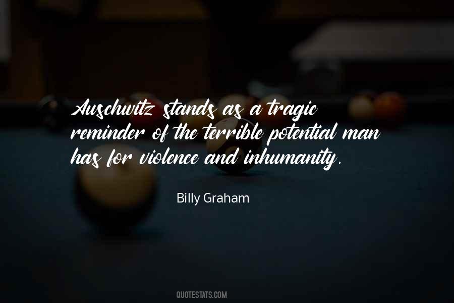 Quotes About Inhumanity #278089