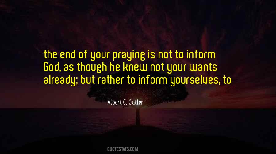 Albert Outler Quotes #44050