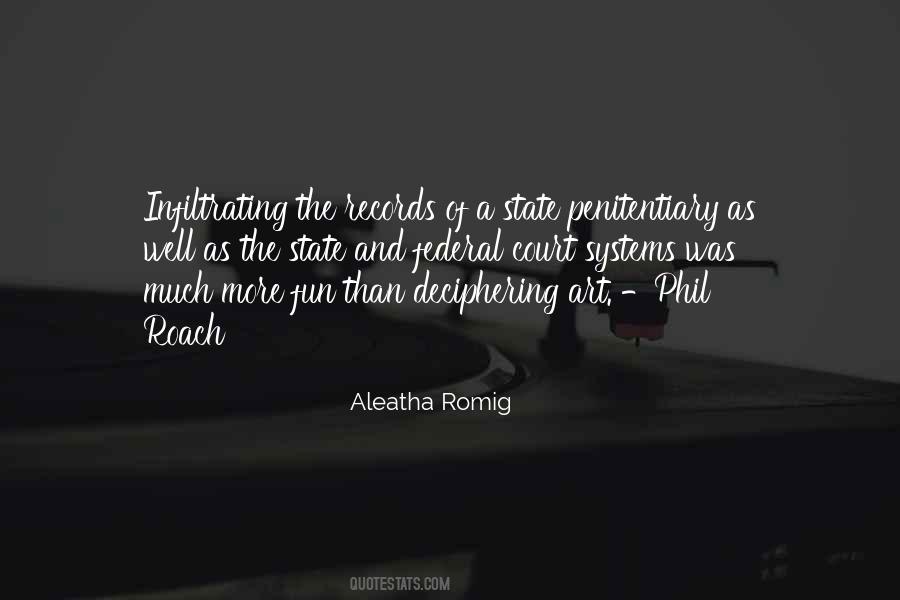 Aleatha Romig Quotes #578013