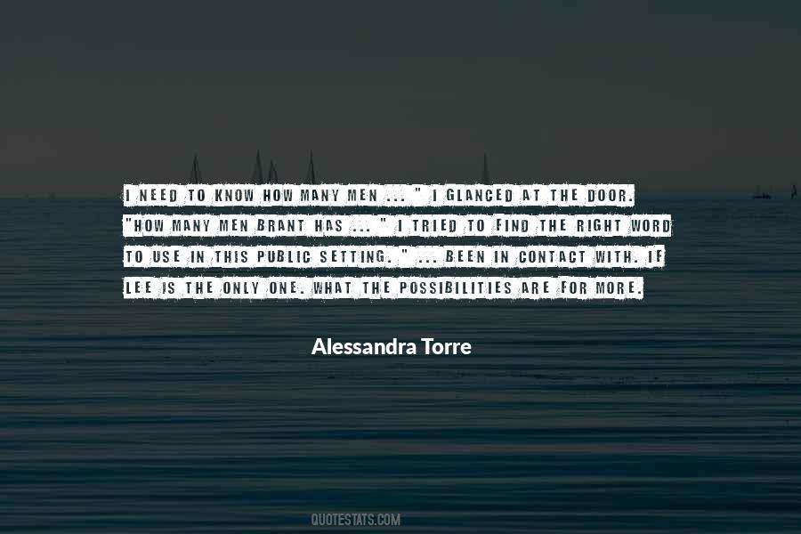 Alessandra Torre Quotes #23074