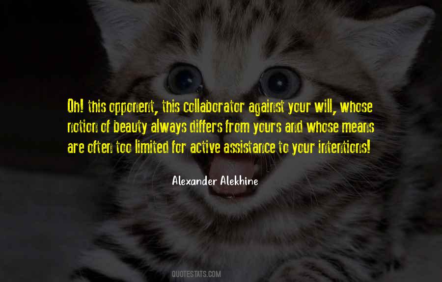 Alexander Alekhine Quotes #1308995