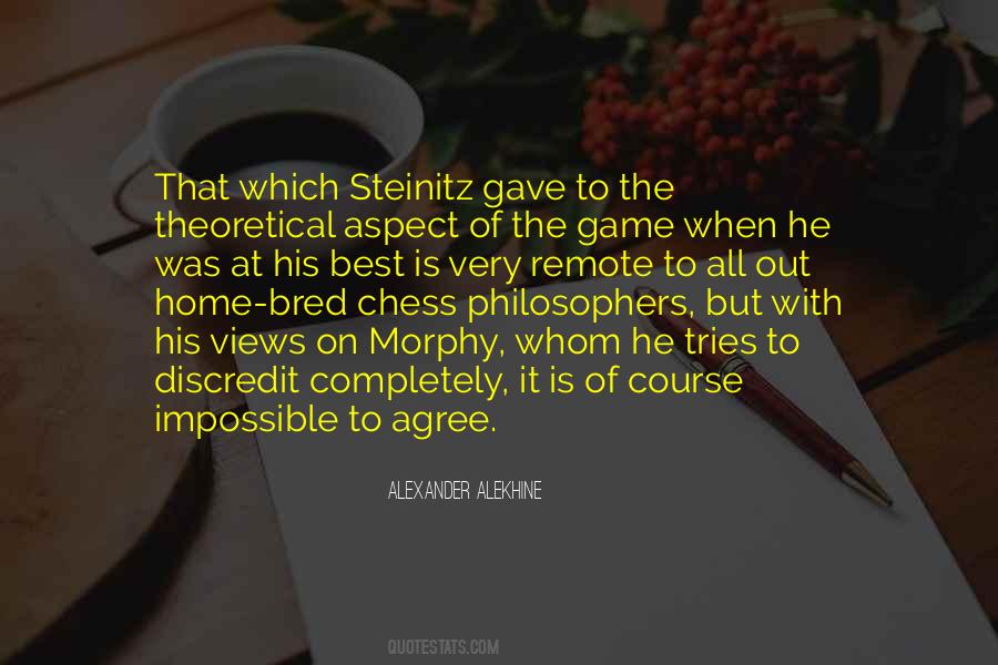 Alexander Alekhine Quotes #56673