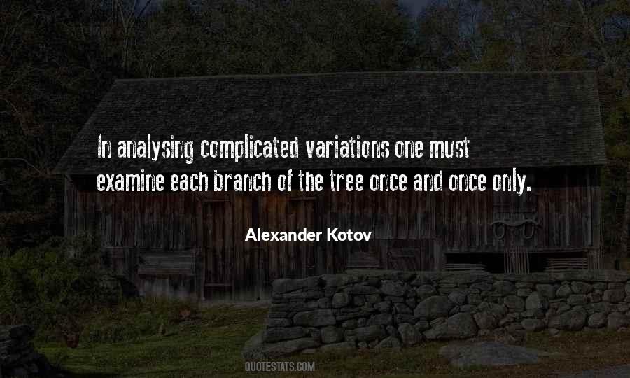 Alexander Kotov Quotes #1867760