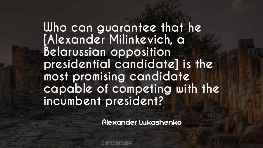 Alexander Lukashenko Quotes #1388345