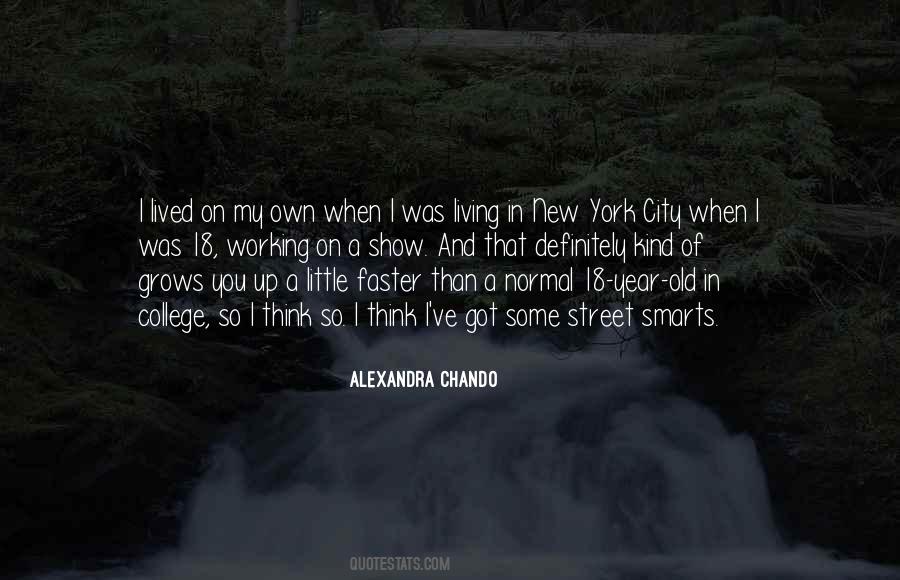 Alexandra Chando Quotes #1091288
