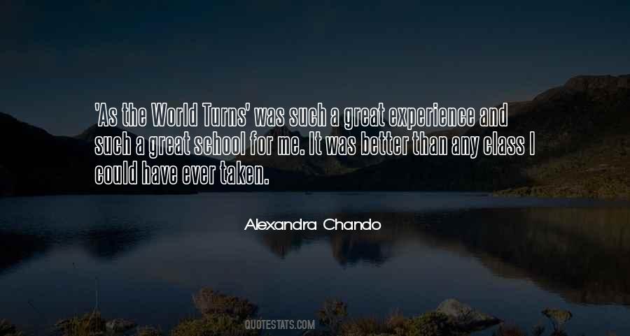 Alexandra Chando Quotes #1486546