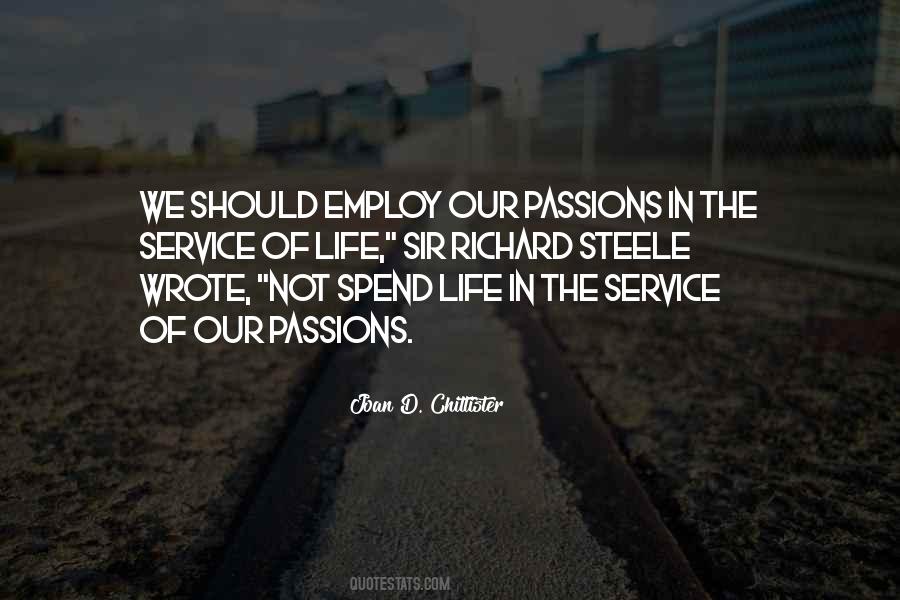 Quotes About Passions In Life #1216414