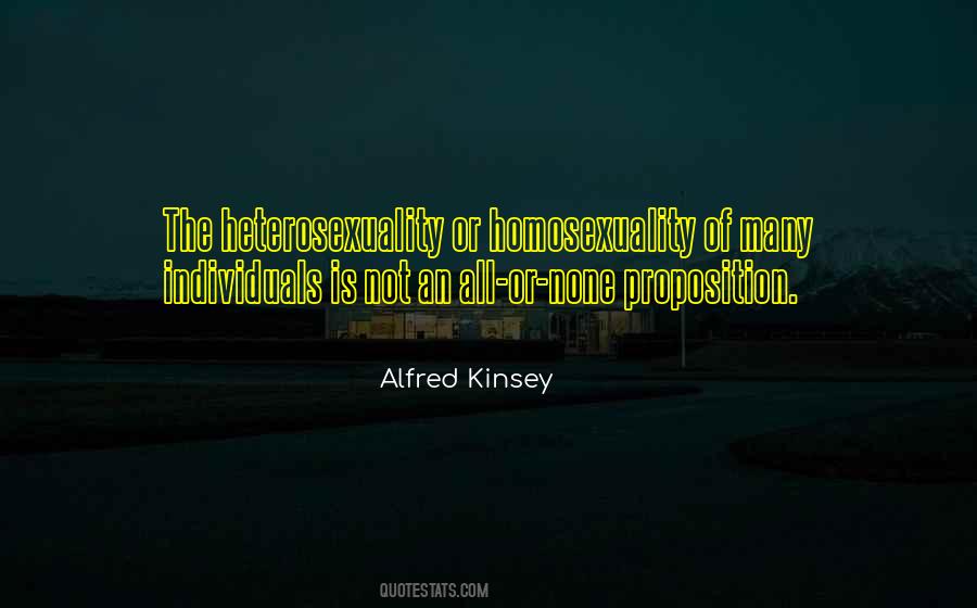 Alfred Kinsey Quotes #830430