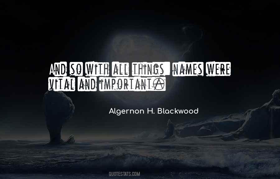 Algernon Blackwood Quotes #139993