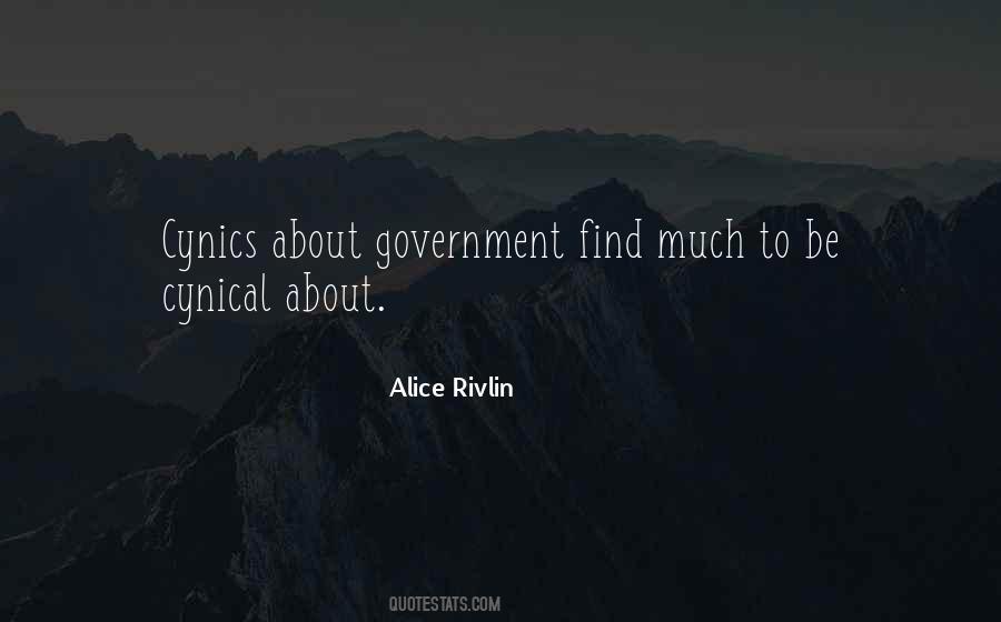 Alice Rivlin Quotes #853788