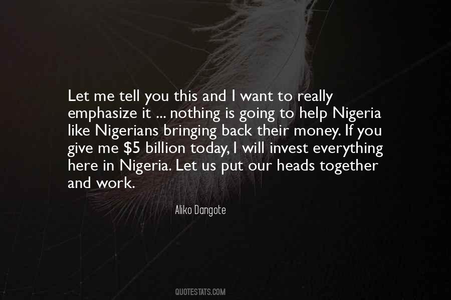 Aliko Dangote Quotes #292378