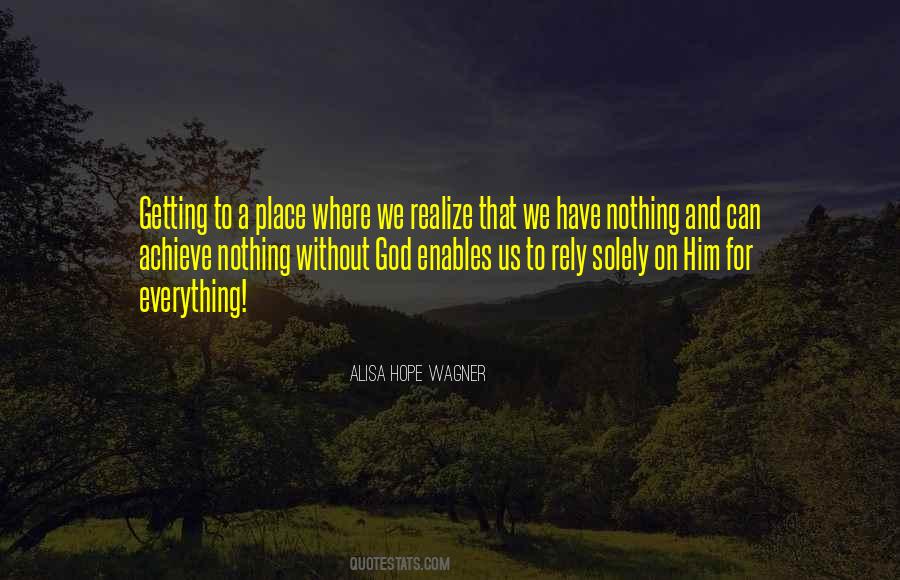 Alisa Hope Wagner Quotes #680224