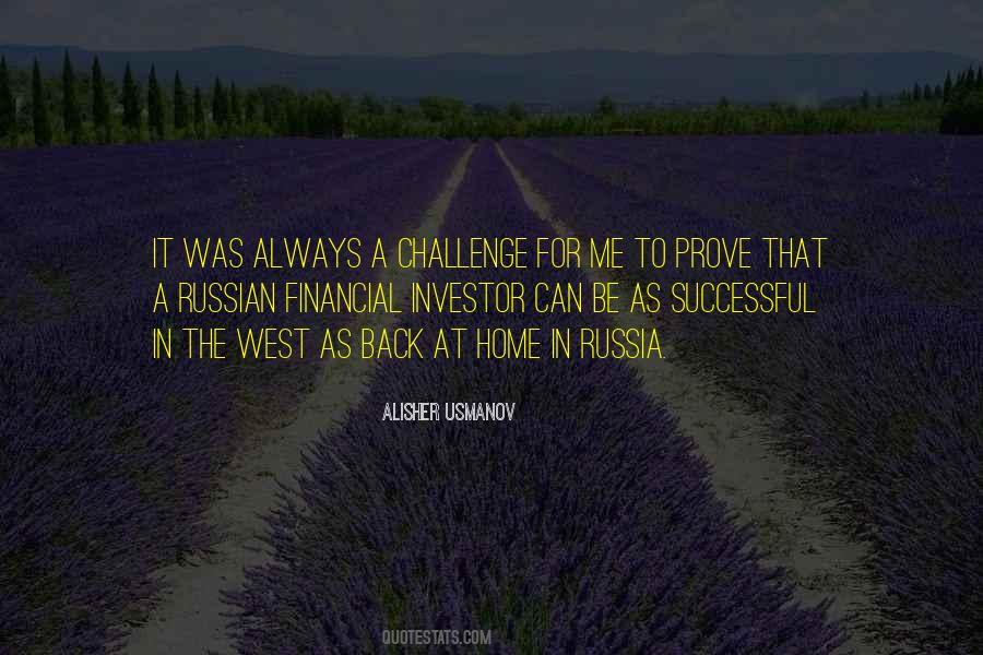 Alisher Usmanov Quotes #1419626