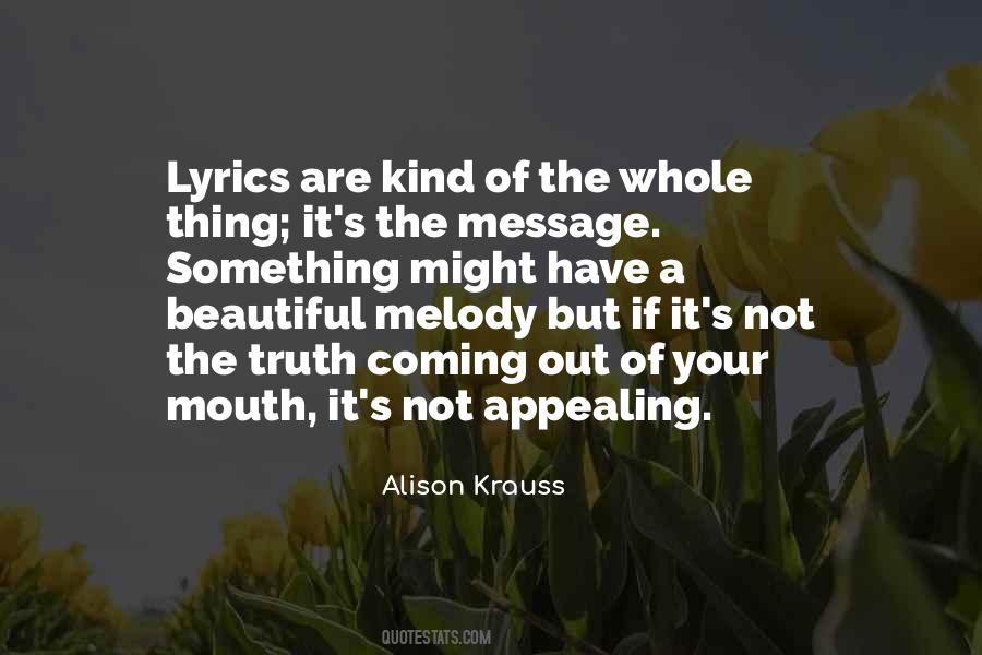 Alison Krauss Quotes #1088824