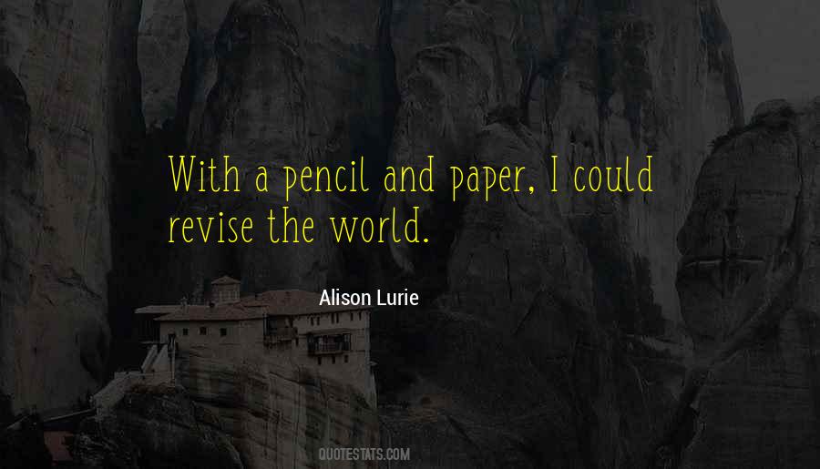 Alison Lurie Quotes #1595972