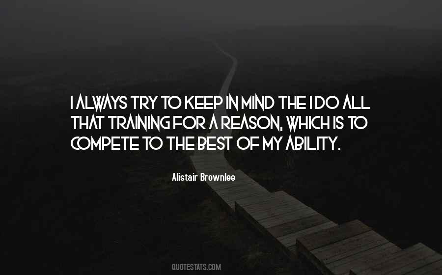 Alistair Brownlee Quotes #341517