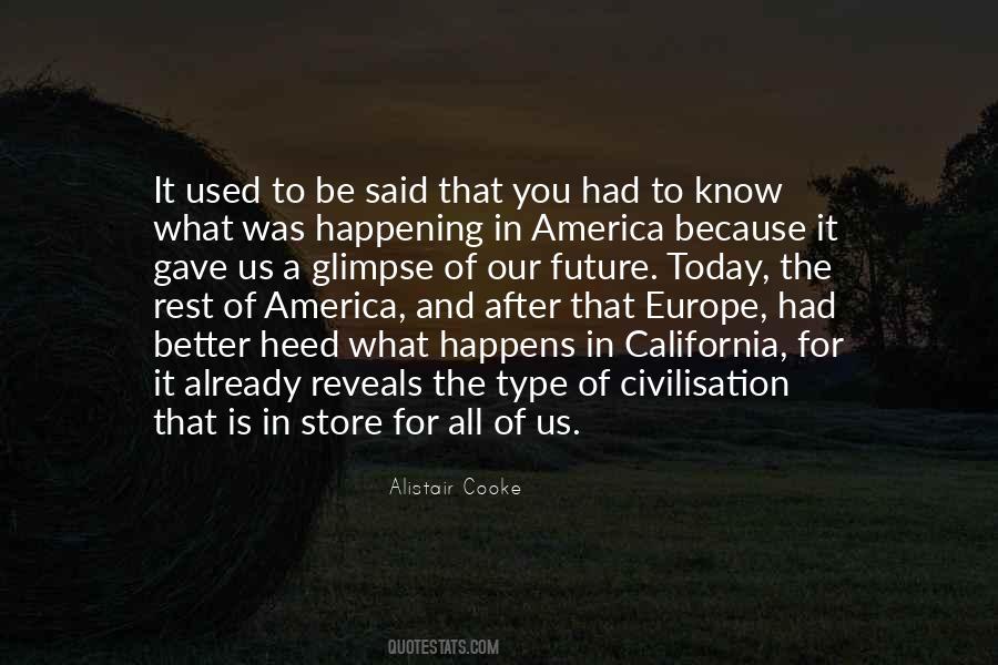 Alistair Cooke Quotes #693245