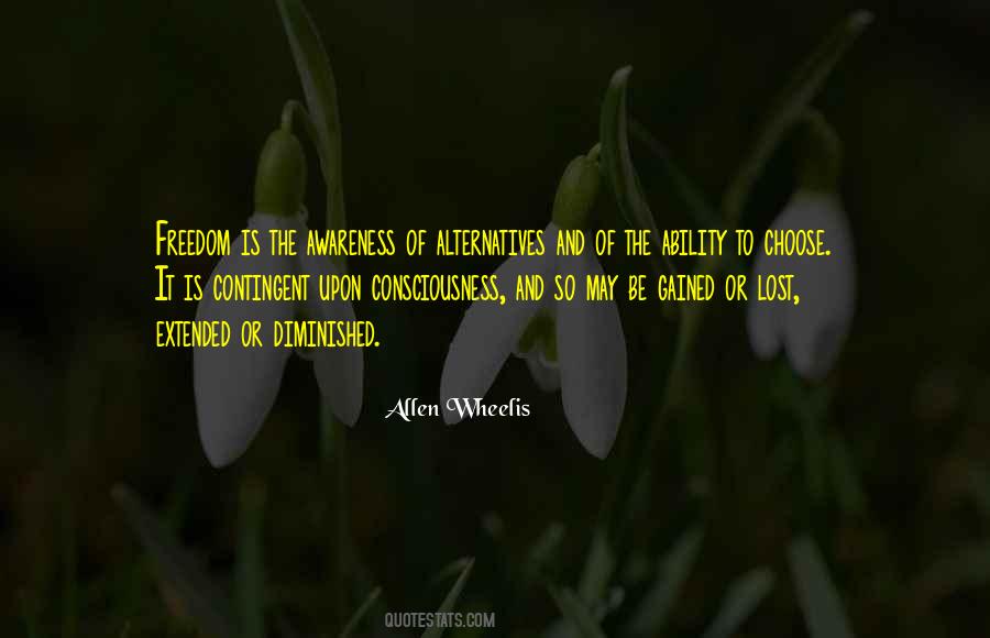 Allen Wheelis Quotes #1553746