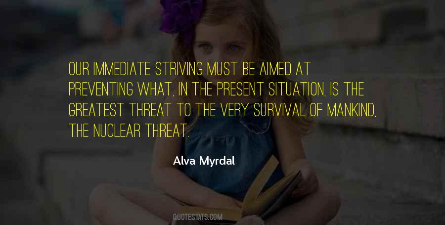 Alva Myrdal Quotes #1191929