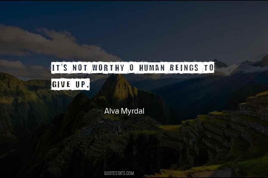 Alva Myrdal Quotes #869692