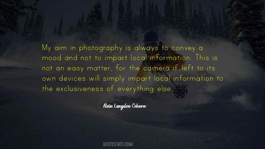 Alvin Langdon Coburn Quotes #284437