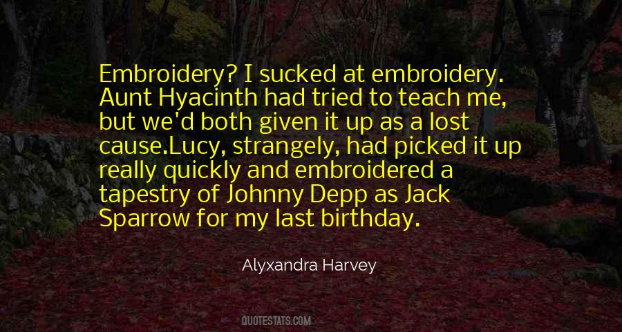 Alyxandra Harvey Quotes #889297