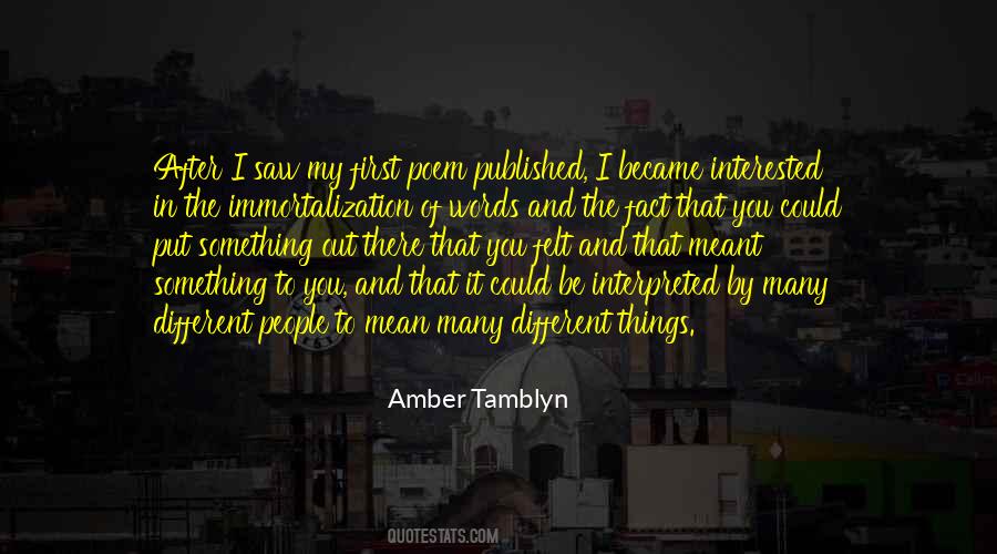 Amber Tamblyn Quotes #455524