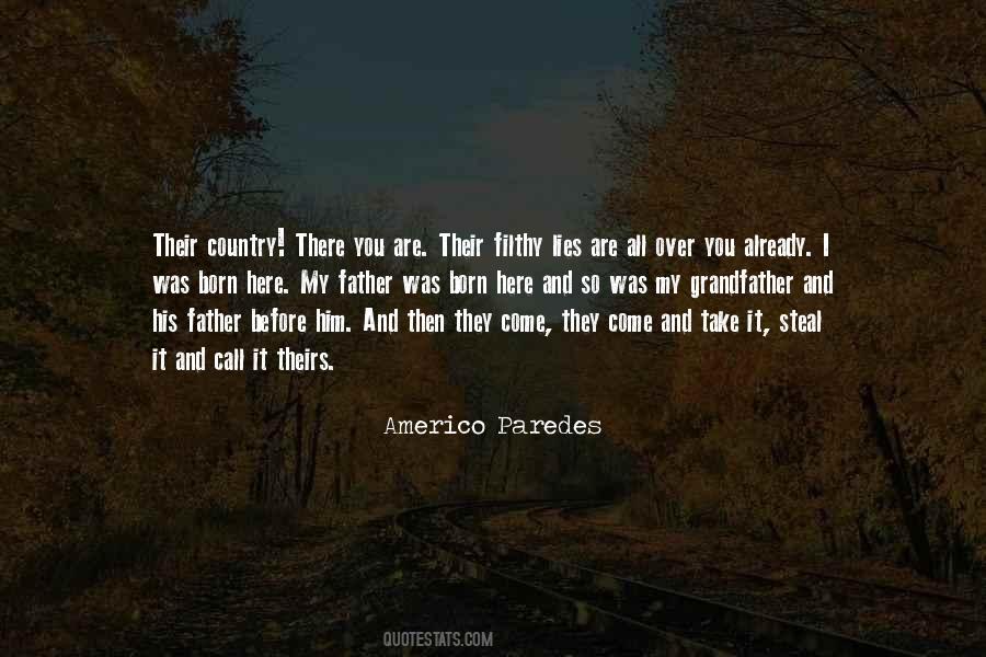 Americo Paredes Quotes #292131