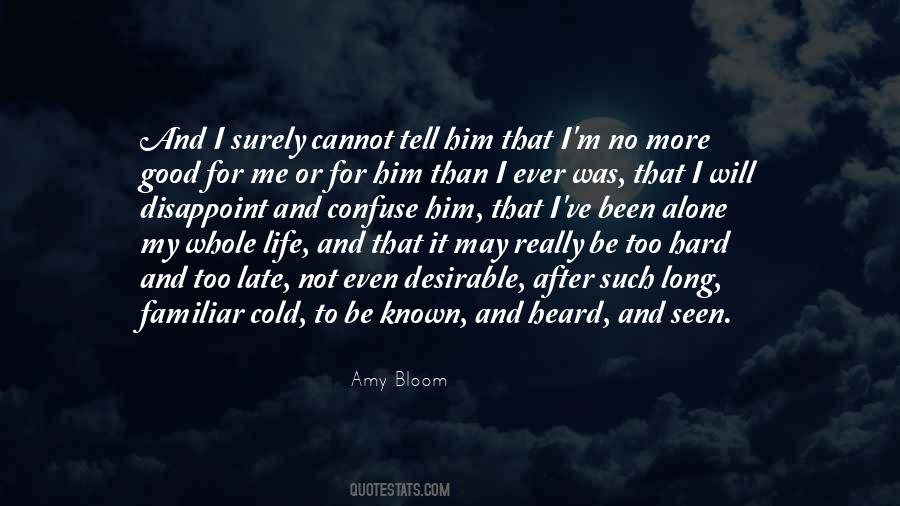 Amy Bloom Quotes #196505