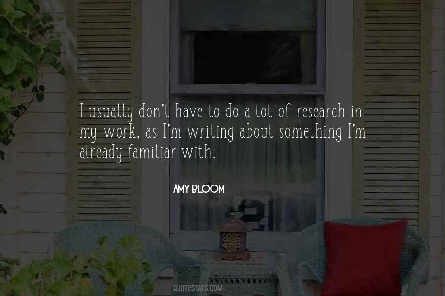 Amy Bloom Quotes #667781