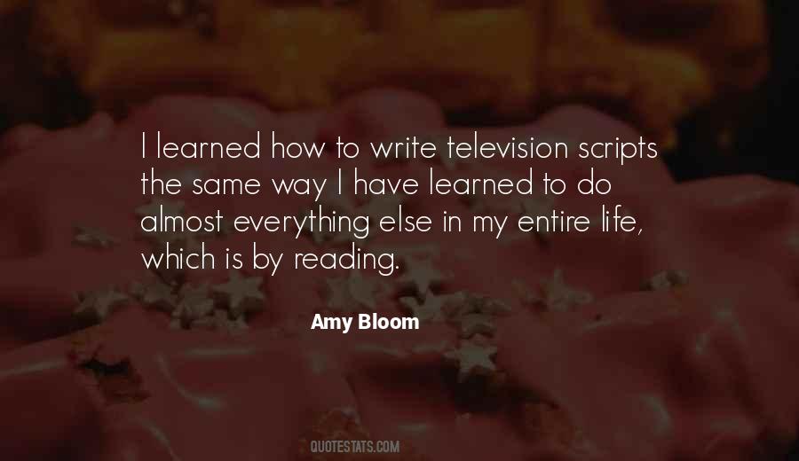 Amy Bloom Quotes #706585