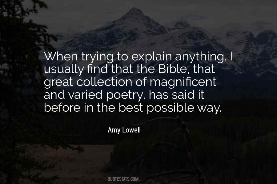 Amy Lowell Quotes #275955