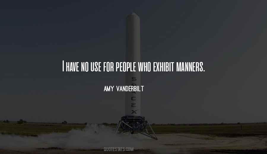 Amy Vanderbilt Quotes #1063599