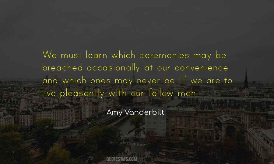 Amy Vanderbilt Quotes #1818146