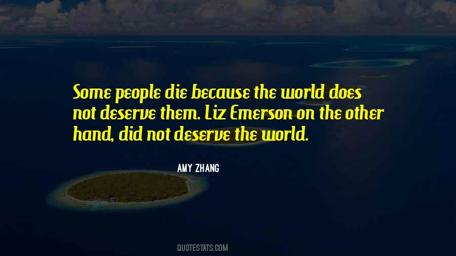 Amy Zhang Quotes #733192