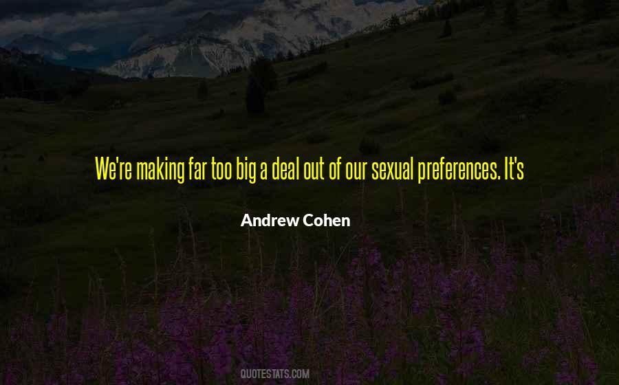 Andrew Cohen Quotes #1253482