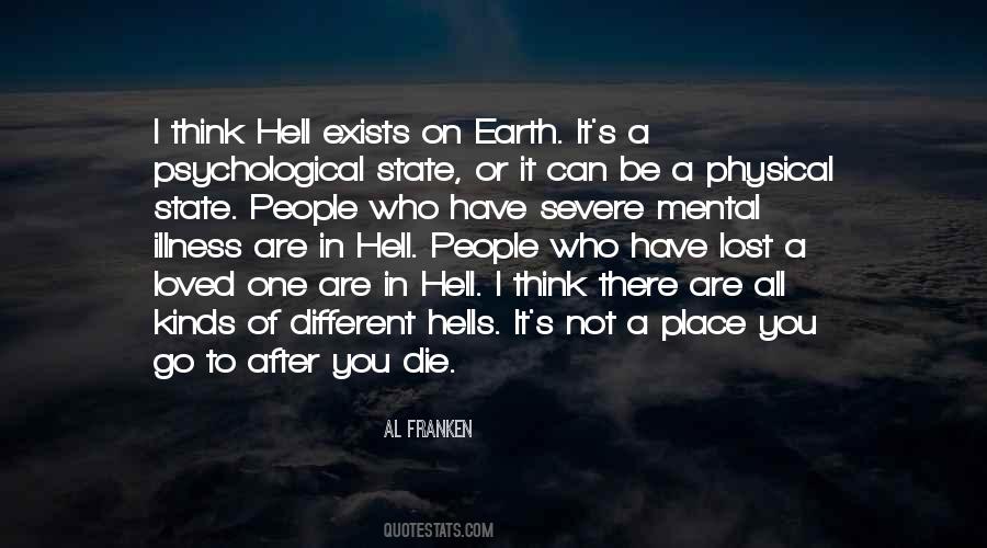 Quotes About Hell On Earth #12440