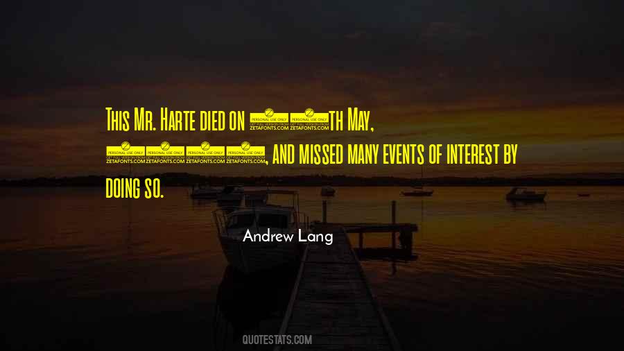 Andrew Lang Quotes #1097661