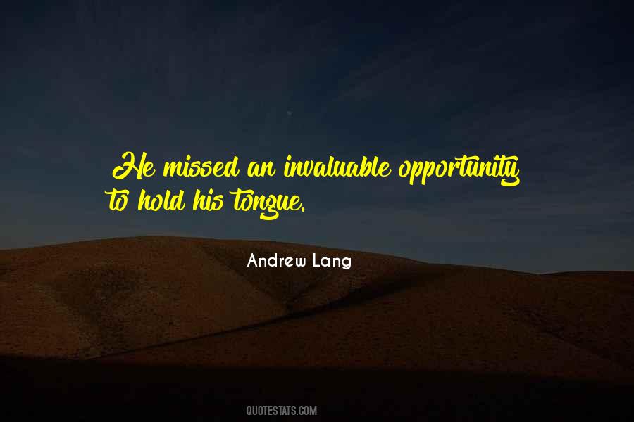 Andrew Lang Quotes #1829145