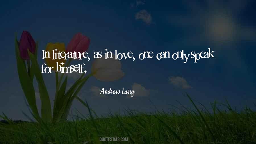 Andrew Lang Quotes #94200