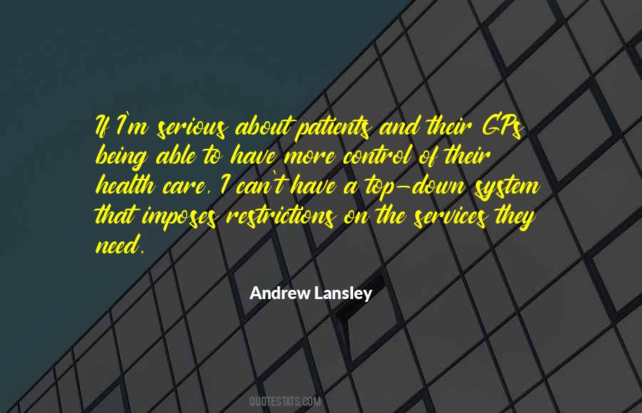 Andrew Lansley Quotes #589226