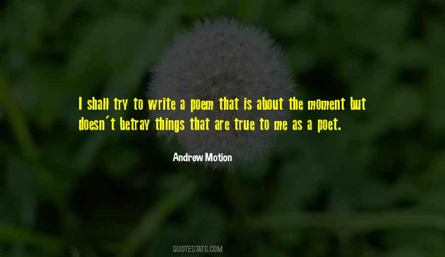 Andrew Motion Quotes #100478