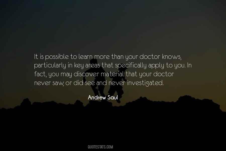 Andrew Saul Quotes #688096