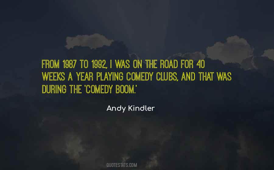 Andy Kindler Quotes #178463