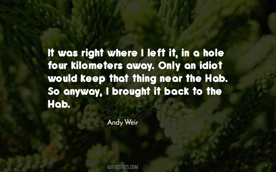 Andy Weir Quotes #465410