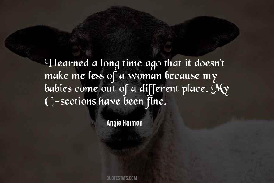 Angie Harmon Quotes #1725638