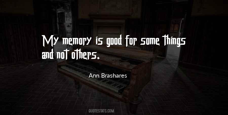 Ann Brashares Quotes #14864