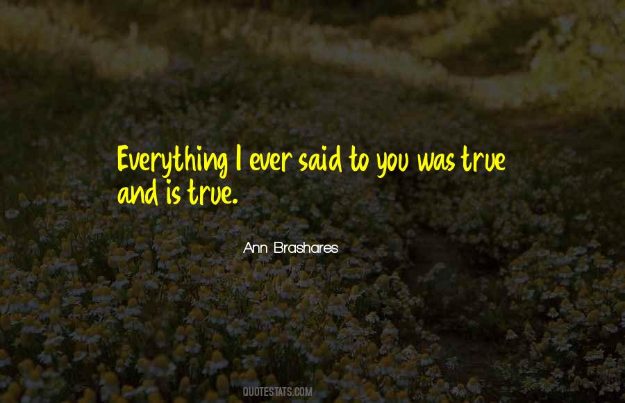 Ann Brashares Quotes #54231