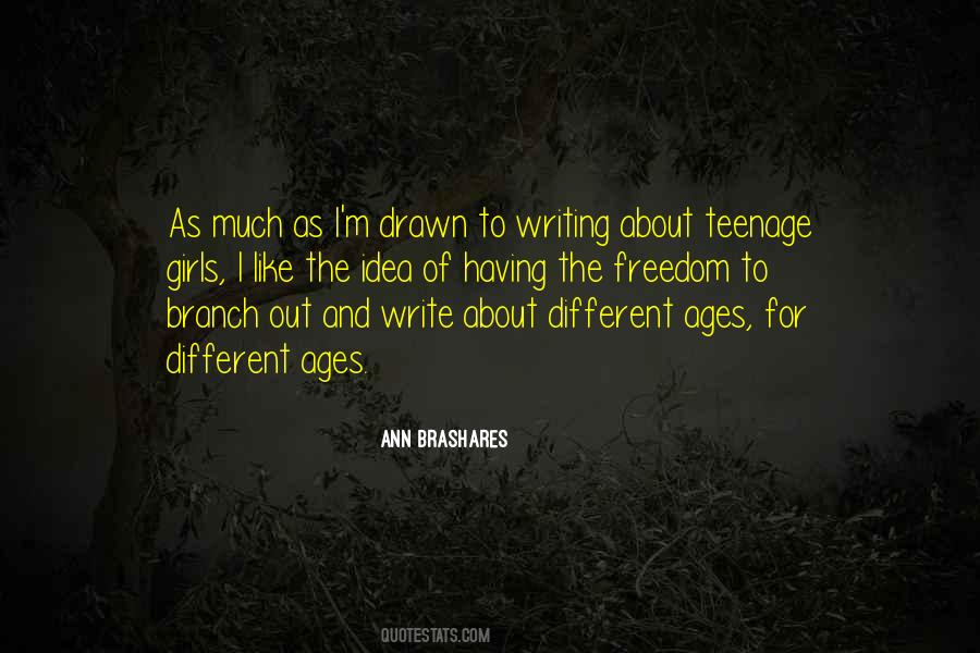 Ann Brashares Quotes #55311